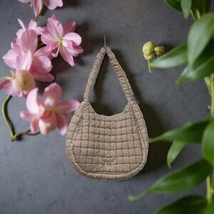 Verb Logo Quilted Puffer Tote Bag New Without Tag